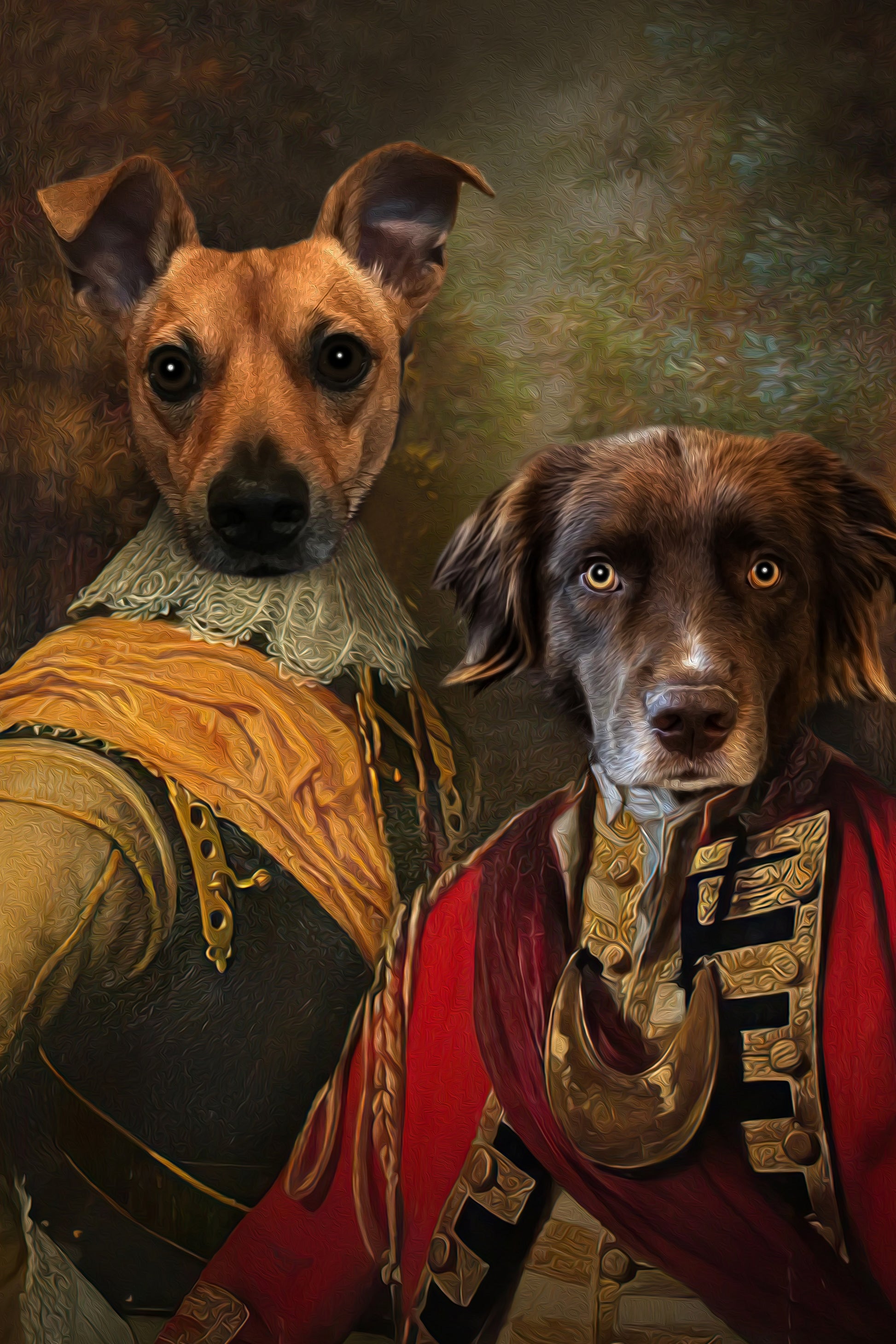 The Brotherhood Custom Pet Portrait - Noble Pawtrait