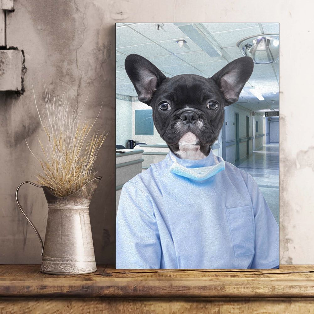 The Dentist Custom Pet Portrait Poster - Noble Pawtrait