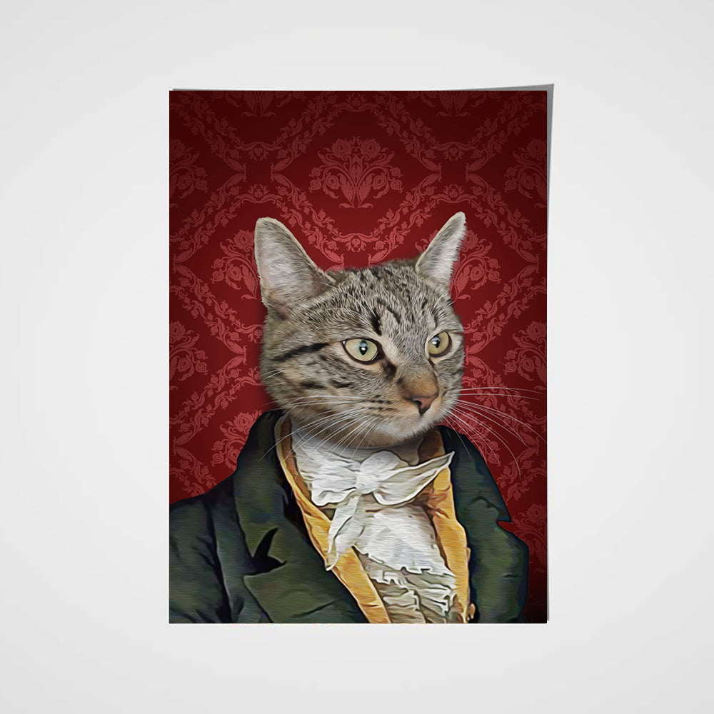 The Duke Custom Pet Portrait Poster - Noble Pawtrait