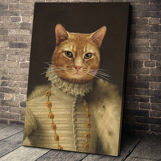 The Elizabethan Custom Pet Portrait - Noble Pawtrait