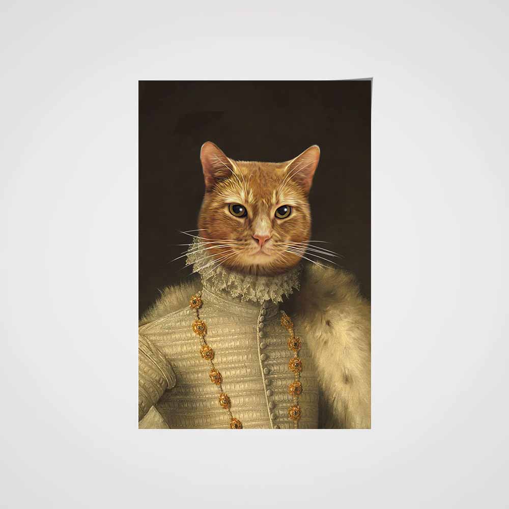 The Elizabethan Custom Pet Portrait Poster - Noble Pawtrait
