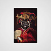 The Geisha Custom Pet Portrait - Noble Pawtrait
