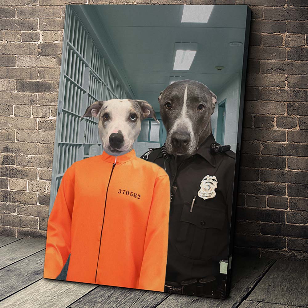 The Good And The Bad Custom Pet Portrait - Noble Pawtrait