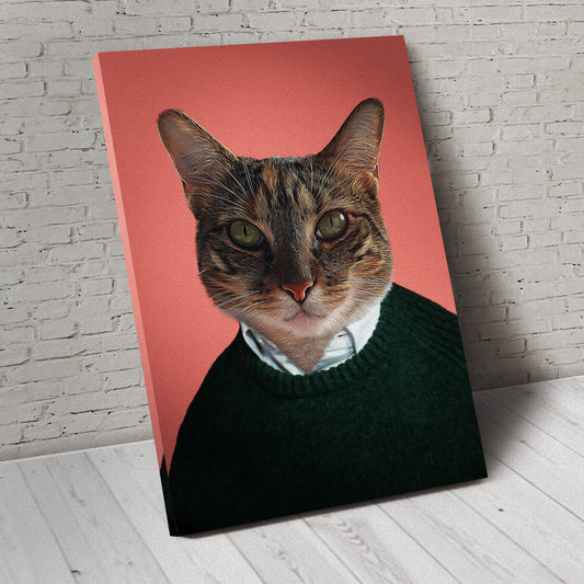 The Good Guy Custom Pet Portrait Canvas - Noble Pawtrait