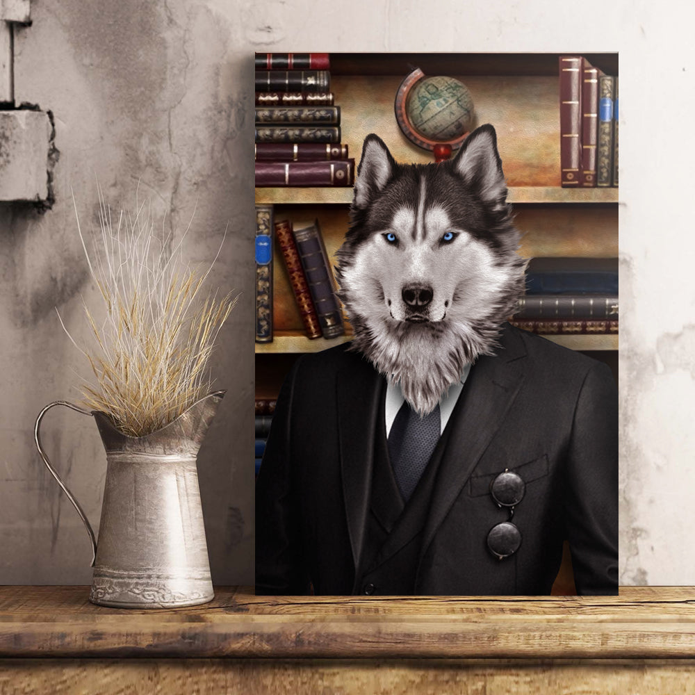 The Grinder Custom Pet Portrait Poster - Noble Pawtrait
