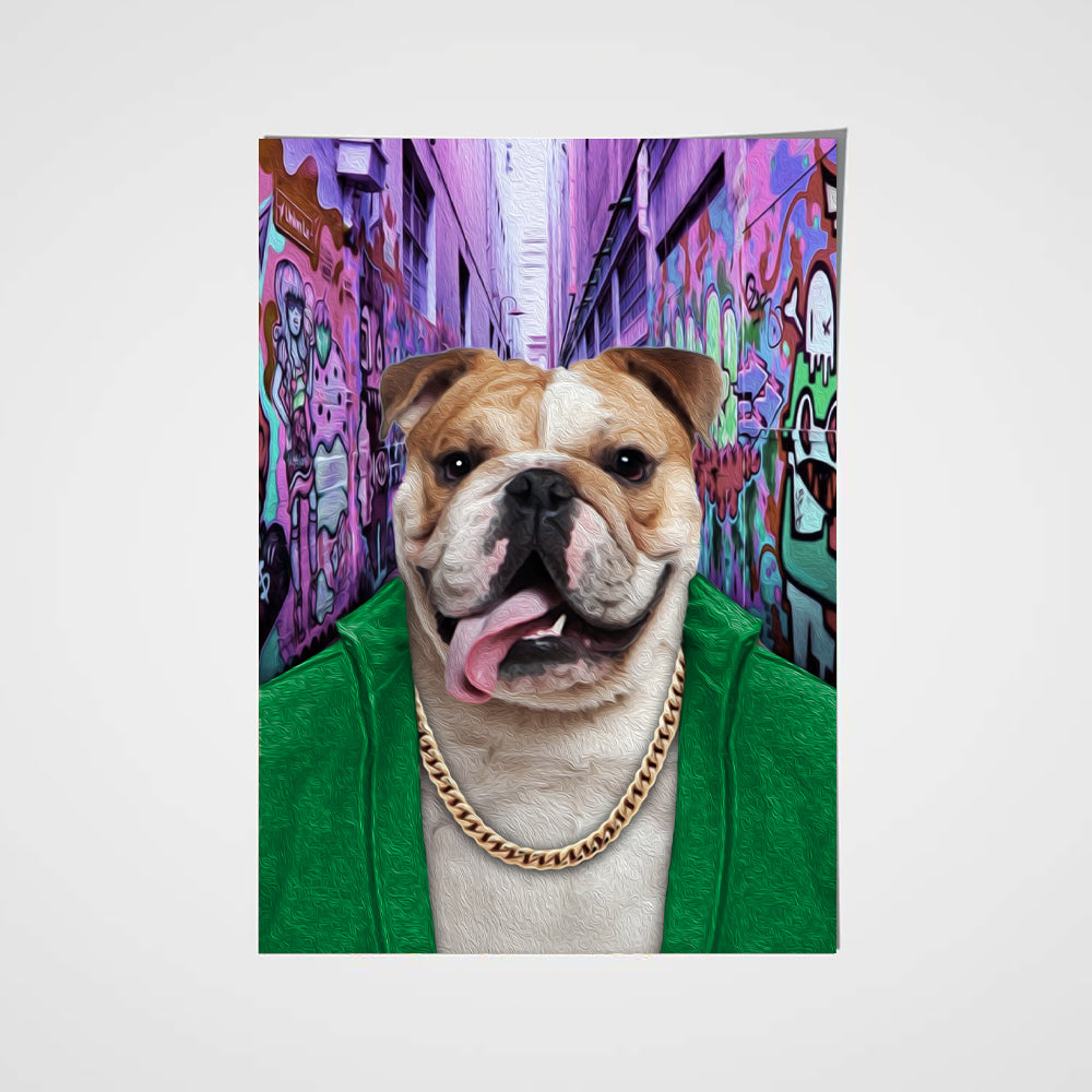 The Hood Custom Pet Portrait Poster - Noble Pawtrait
