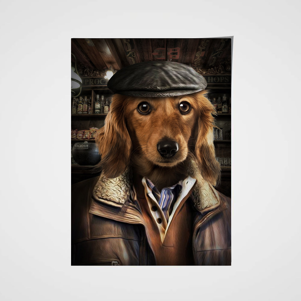 The Industrial Man Custom Pet Portrait Poster - Noble Pawtrait