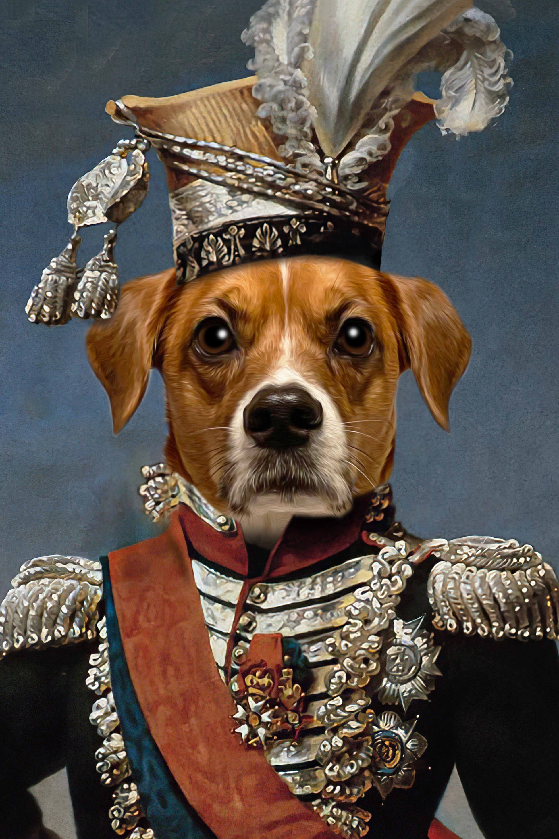 The Legend Colonel Pet Portrait Digital Download - Noble Pawtrait