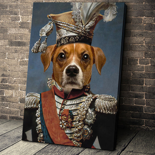 The Legend Colonel Custom Pet Portrait - Noble Pawtrait