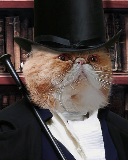 The Magician Custom Pet Portrait Poster - Noble Pawtrait