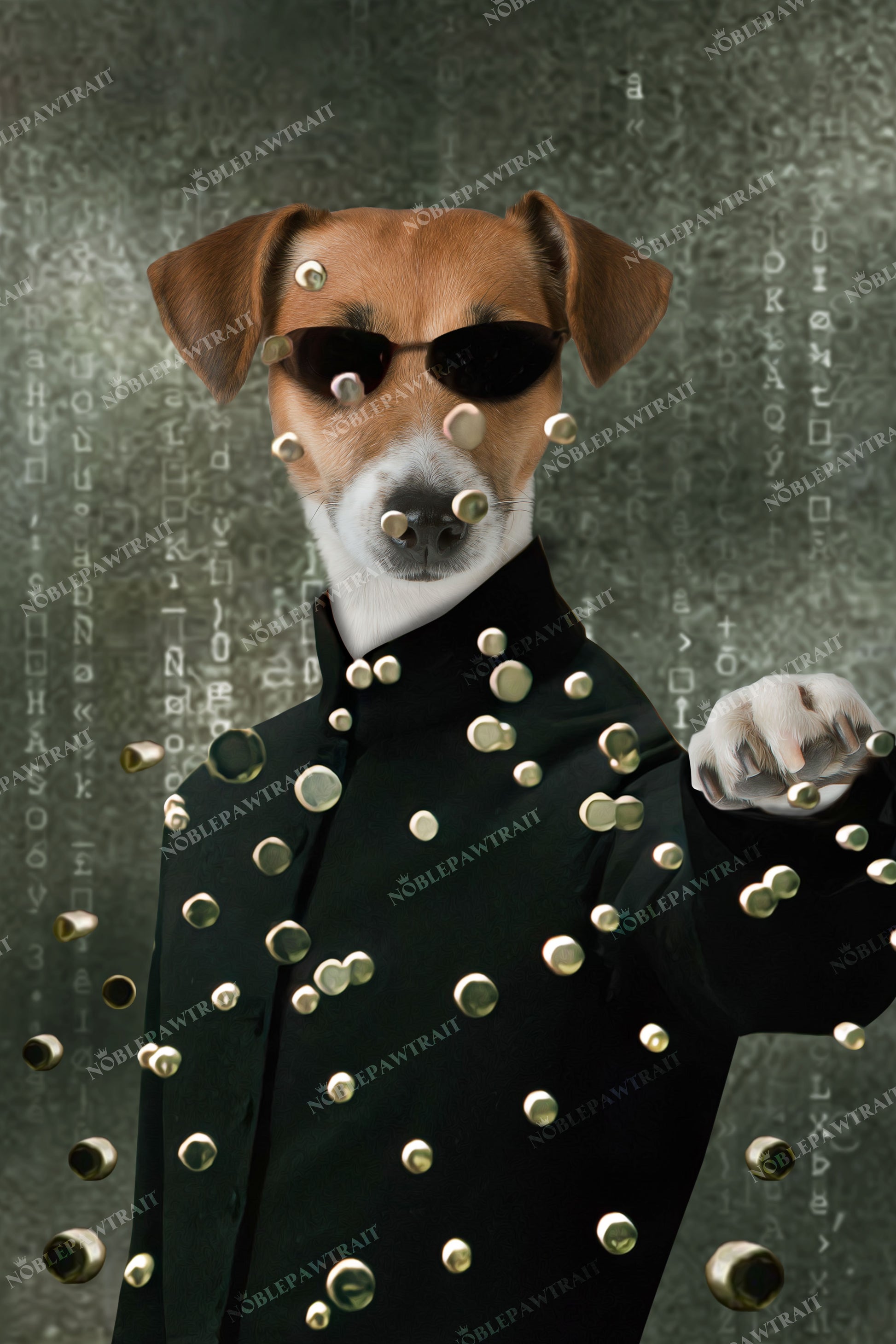 The Matrixpaw Custom Pet Portrait - Noble Pawtrait
