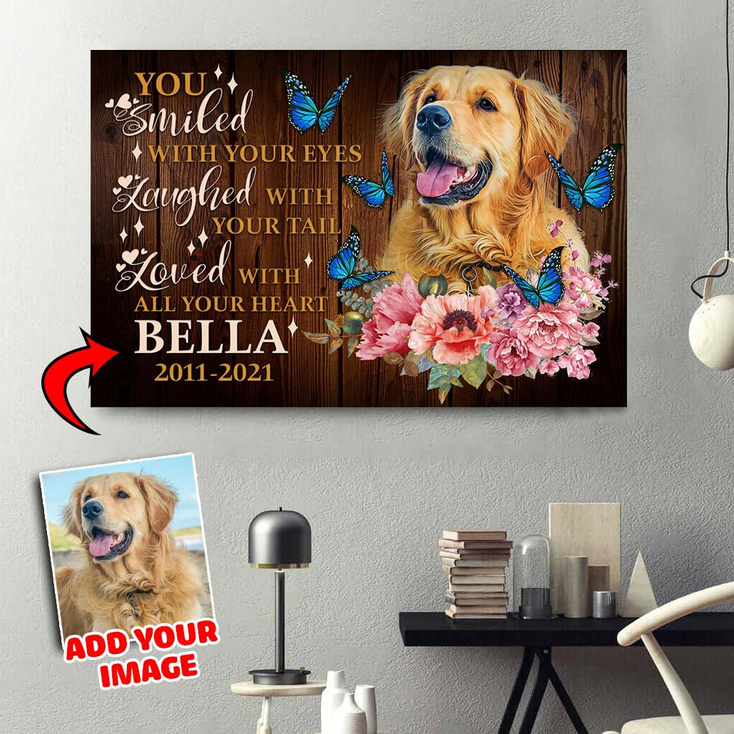The Memory Custom Pet Portrait Canvas - Noble Pawtrait