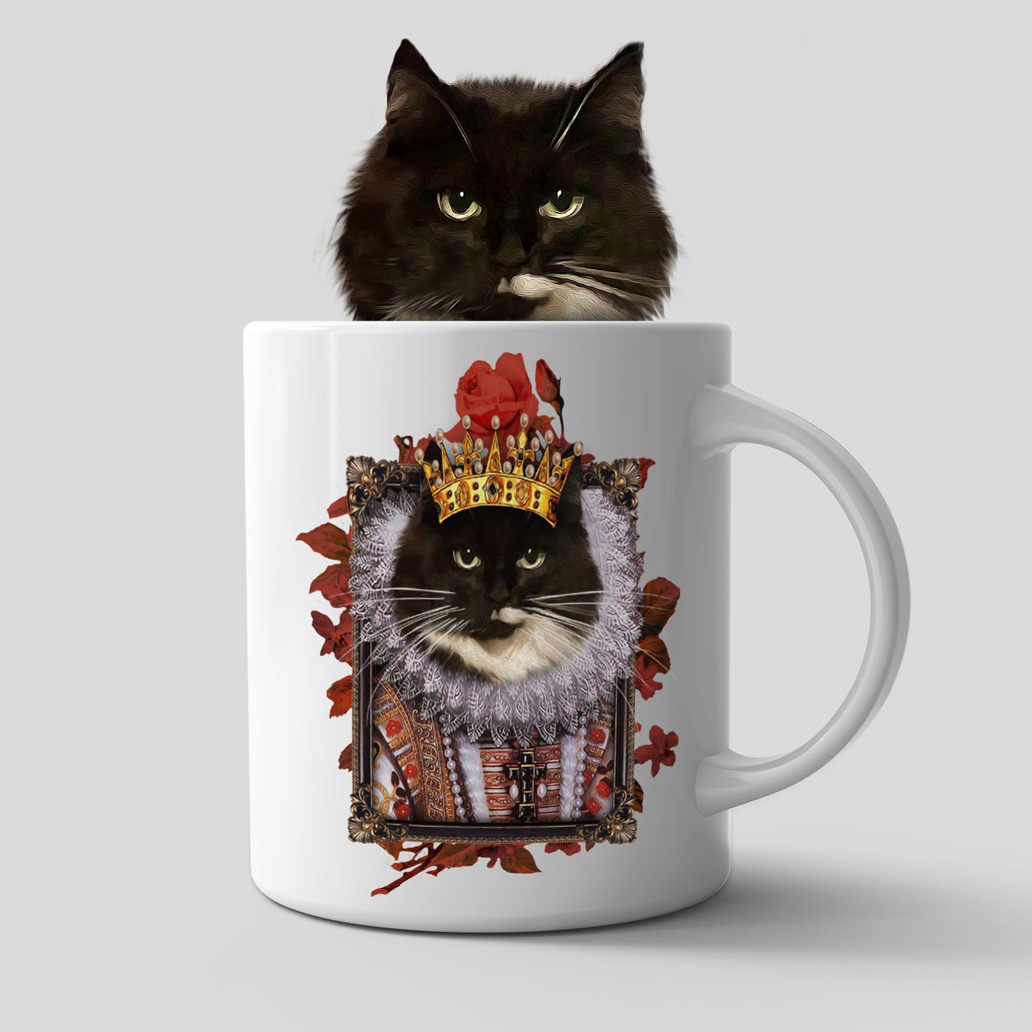 The Monarch Custom Pet Mug - Noble Pawtrait