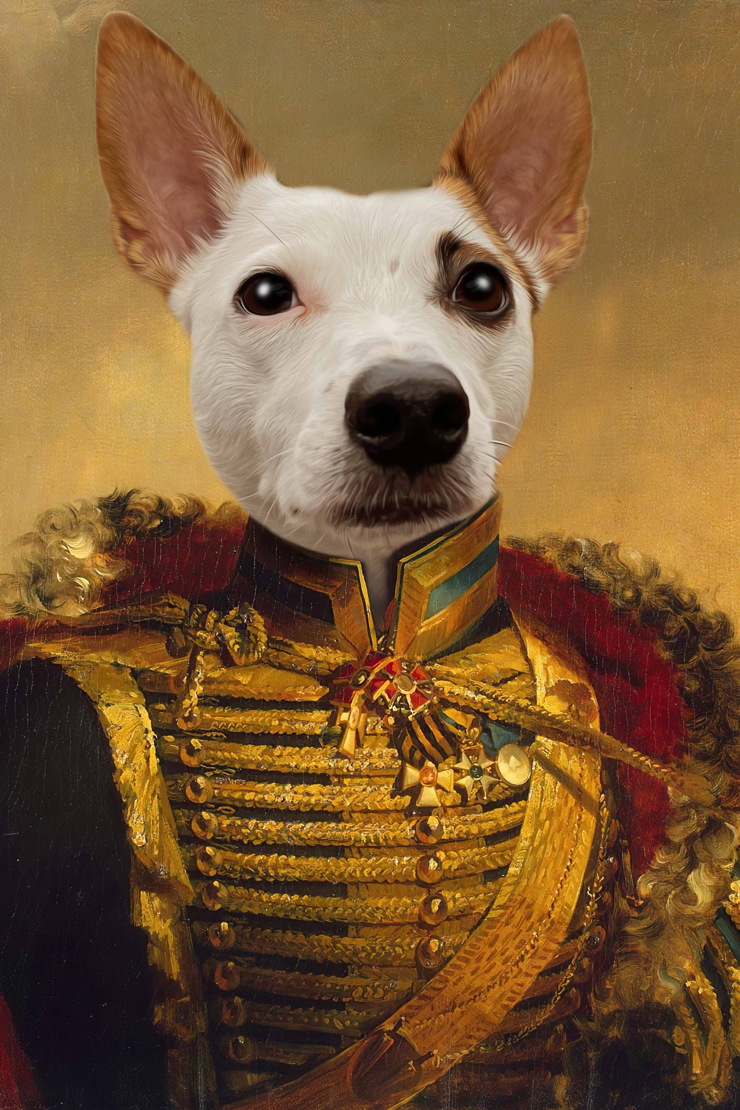 The Noble General Custom Pet Portrait Digital Download - Noble Pawtrait