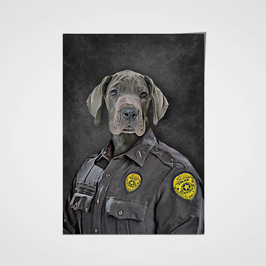 The Police Custom Pet Portrait Poster - Noble Pawtrait