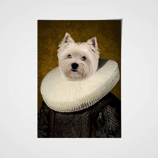 The Ruff Custom Pet Portrait Poster - Noble Pawtrait