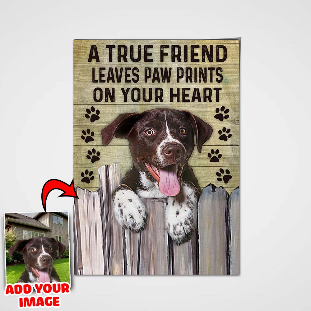 The True Friend Custom Pet Portrait Poster - Noble Pawtrait