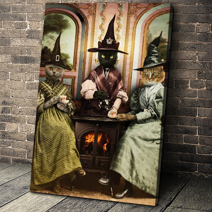 The Witches Custom Pet Portrait - Noble Pawtrait