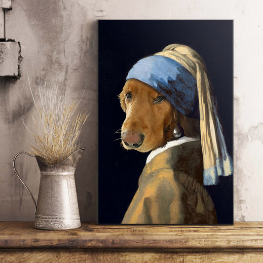 The Woman Custom Pet Portrait Poster - Noble Pawtrait