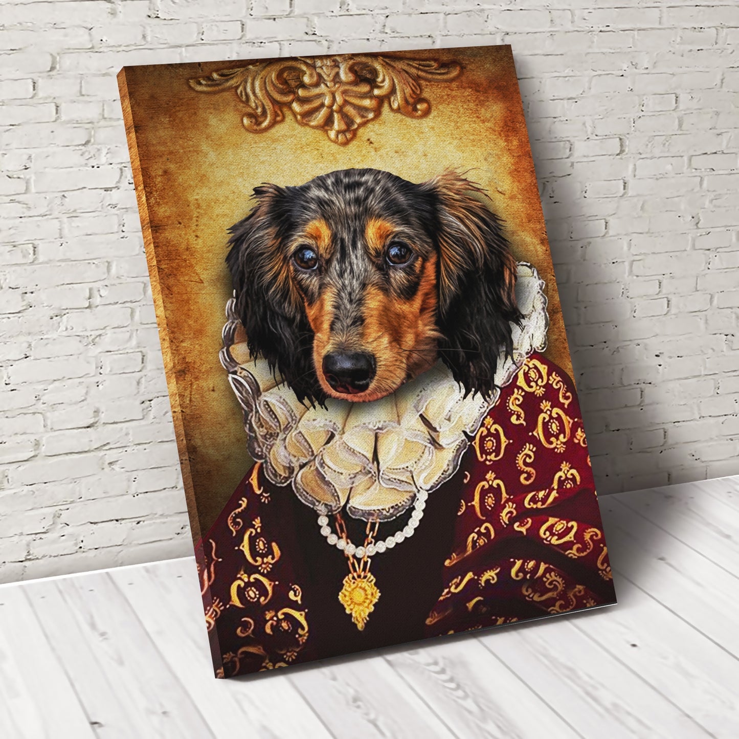 The Duchess Custom Pet Portrait - Noble Pawtrait