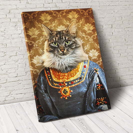 The Marchioness Custom Pet Portrait Canvas - Noble Pawtrait