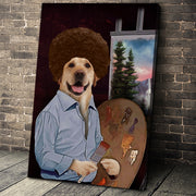 The Painter Custom Pet Portrait - Noble Pawtrait