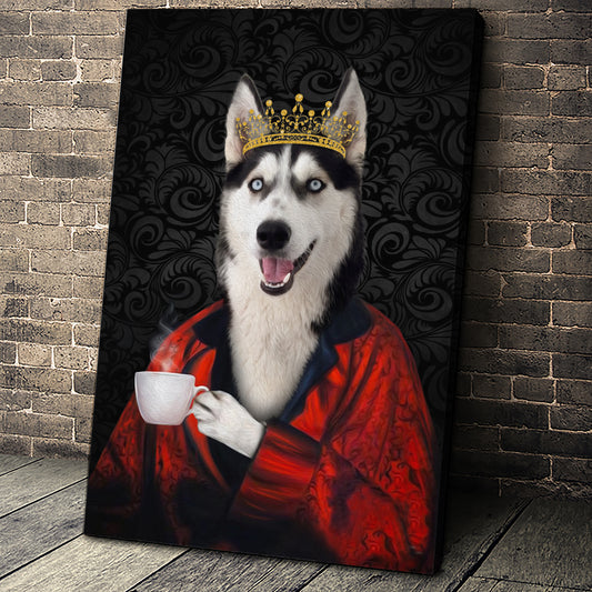 The Poet Custom Pet Portrait Canvas - Noble Pawtrait