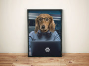 The Programmer Custom Pet Portrait Canvas - Noble Pawtrait