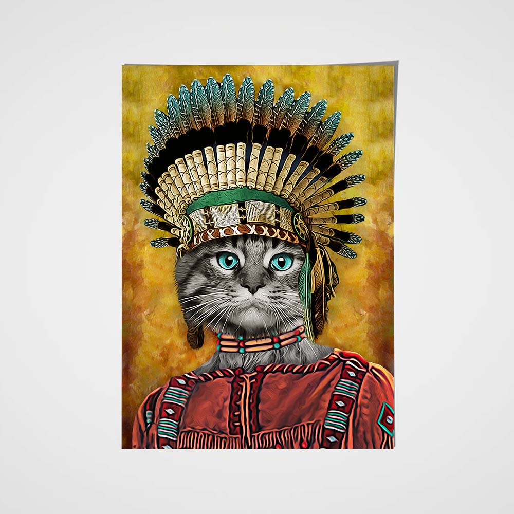 The Tribe Pet Custom Pet Portrait Poster - Noble Pawtrait