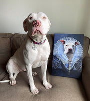 Her Majesty Custom Pet Portrait - Noble Pawtrait