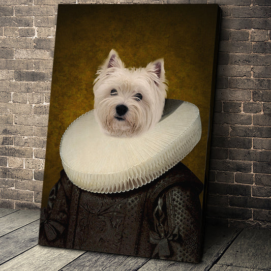 The Ruff Custom Pet Portrait Canvas - Noble Pawtrait