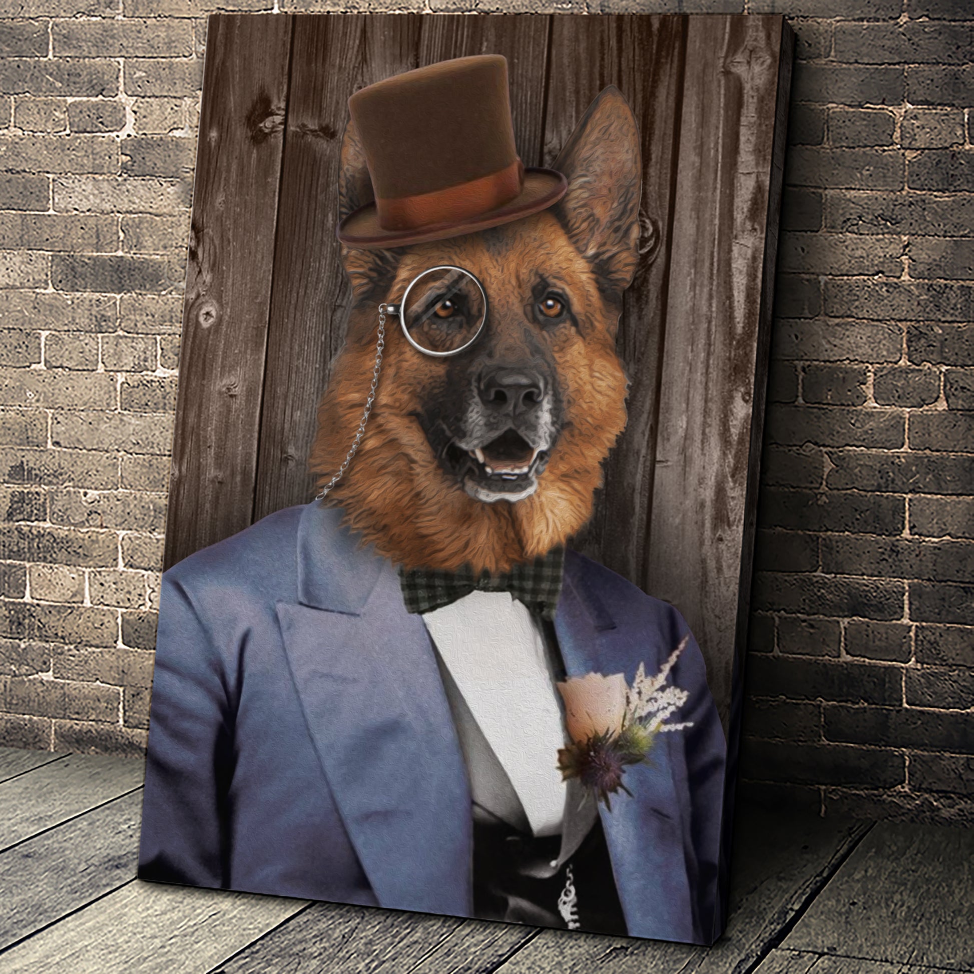 The Mr. Custom Pet Portrait - Noble Pawtrait