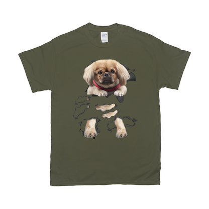 Clingy Custom Pet Unisex T-shirt - Noble Pawtrait