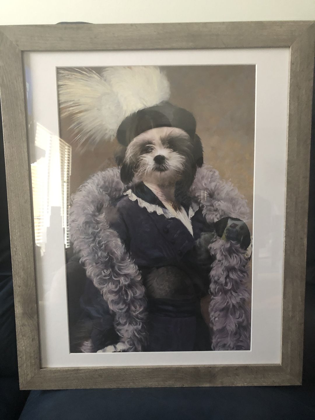 The Foxy Lady Custom Pet Portrait Poster - Noble Pawtrait