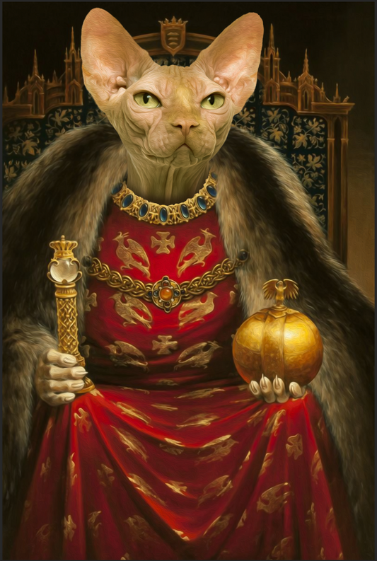 The Prophet Lord Custom Pet Portrait Digital Download - Noble Pawtrait