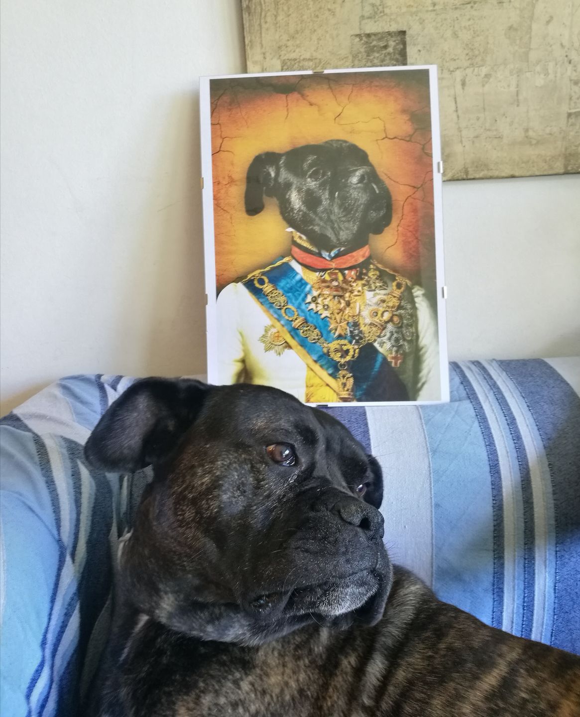 The Prince Custom Pet Portrait Digital Download - Noble Pawtrait