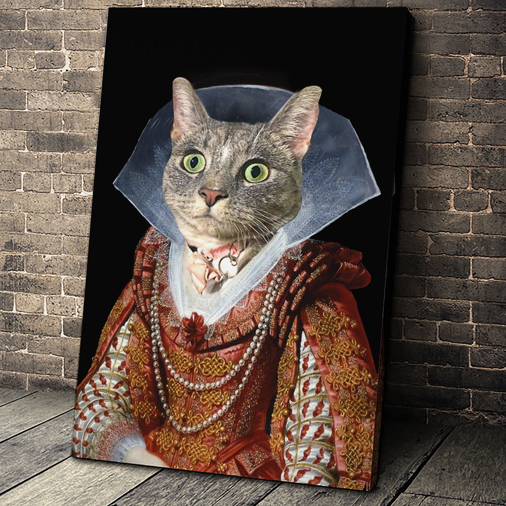 My Lady Custom Pet Portrait - Noble Pawtrait