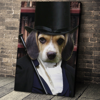 The Magician Custom Pet Portrait Digital Download - Noble Pawtrait