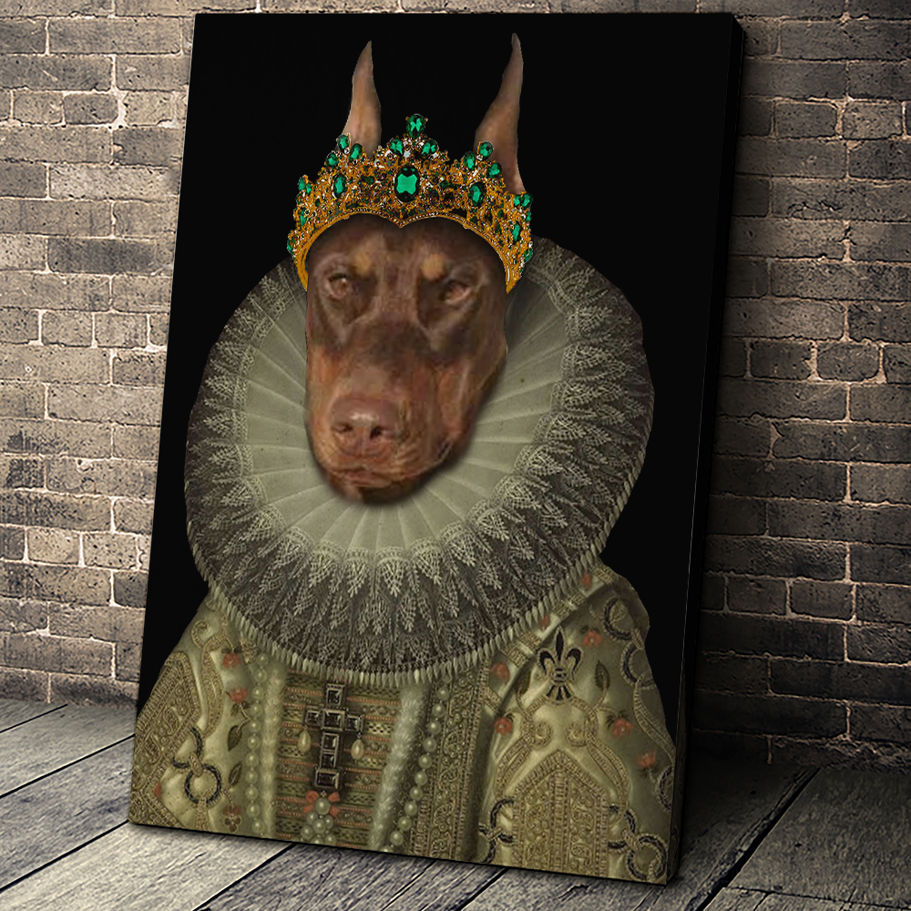 The Priest Custom Pet Portrait - Noble Pawtrait