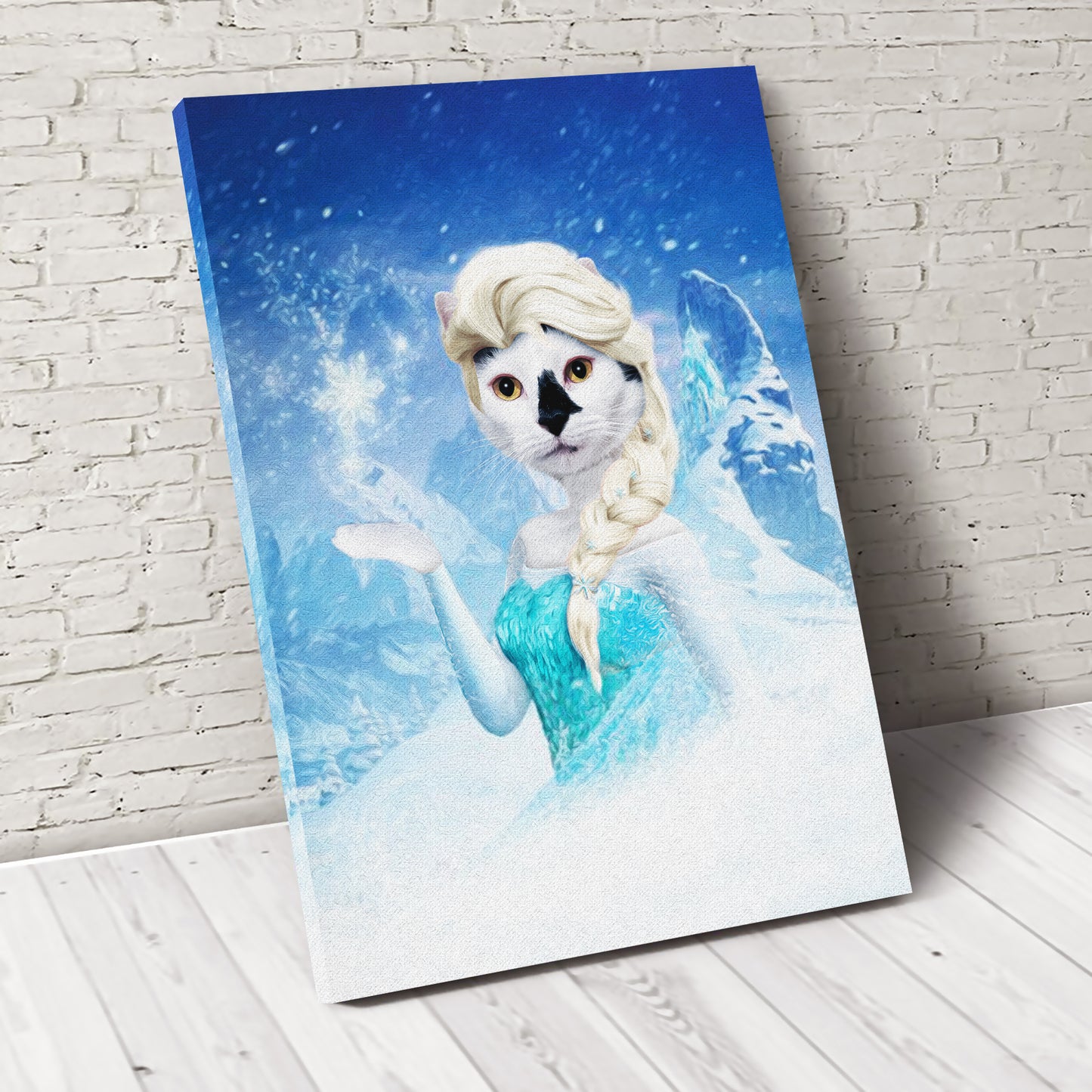 The Elsa Custom Pet Portrait - Noble Pawtrait