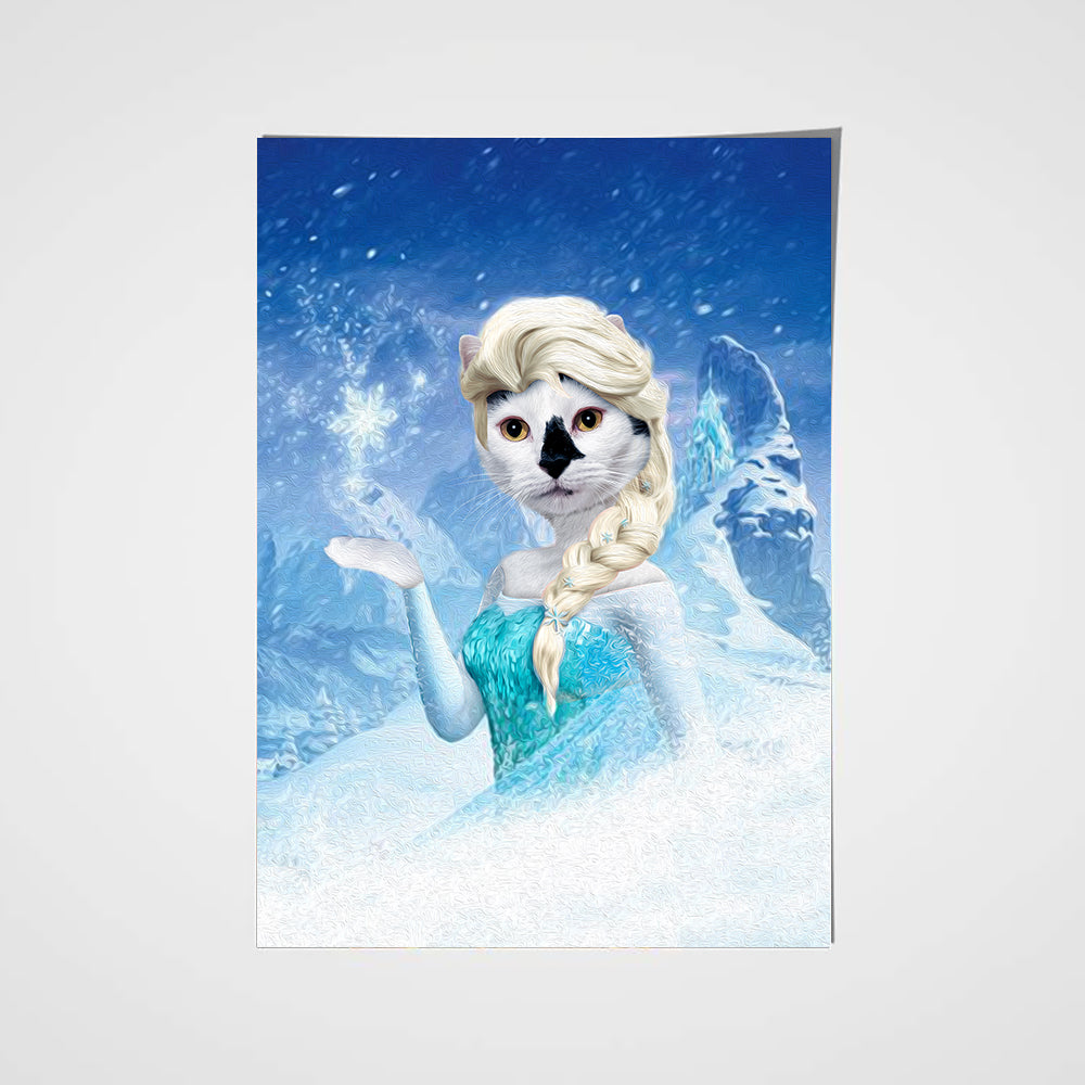 The Elsa Custom Pet Portrait - Noble Pawtrait
