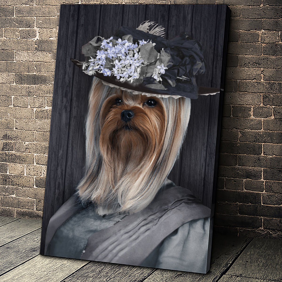 The Mrs. Custom Pet Portrait - Noble Pawtrait